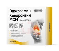 BIOFORTE ГЛЮКОЗАМИН-ХОНДРОИТИН МСМ