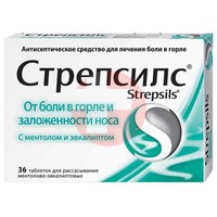 СТРЕПСИЛС C МЕНТОЛОМ И ЭВКАЛИПТОМ